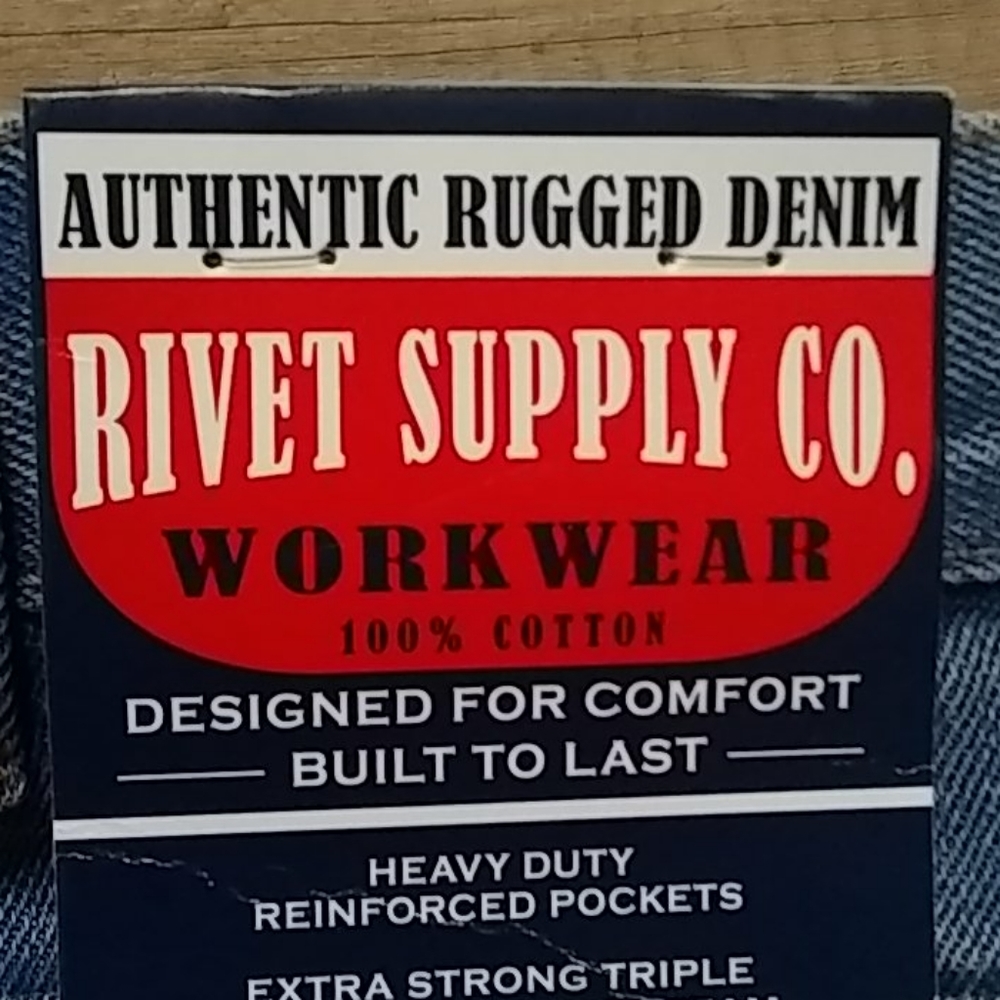 Rivet Supply Co.Work Wear 38x32 Relaxed Fit - Picture 5 of 15